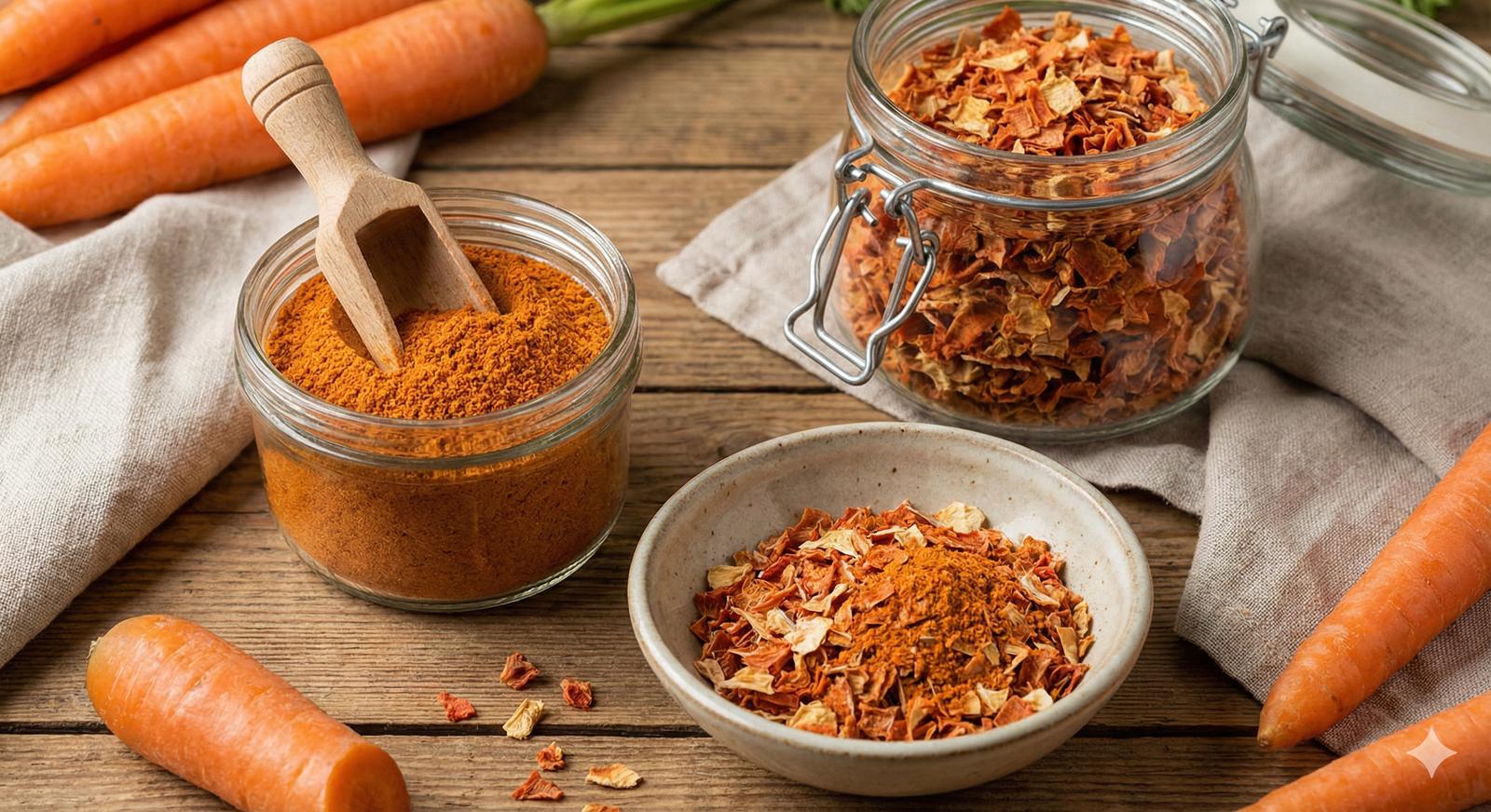 Carrot Powder / Flakes / Granules for bulk B2B supply