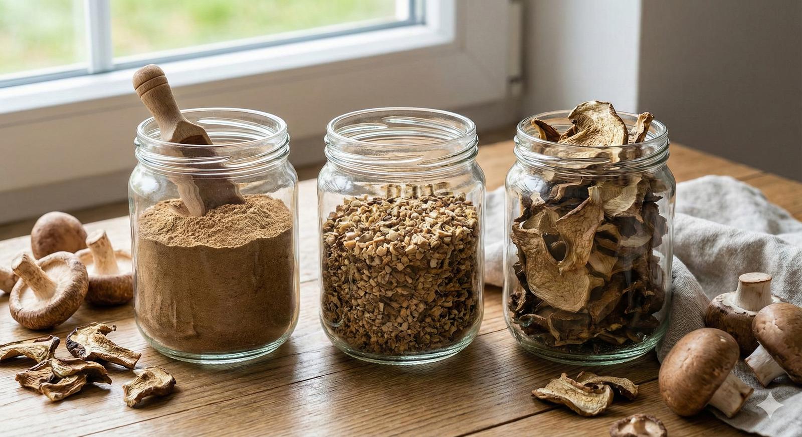 Mushroom Powder / Flakes / Granules for bulk B2B supply