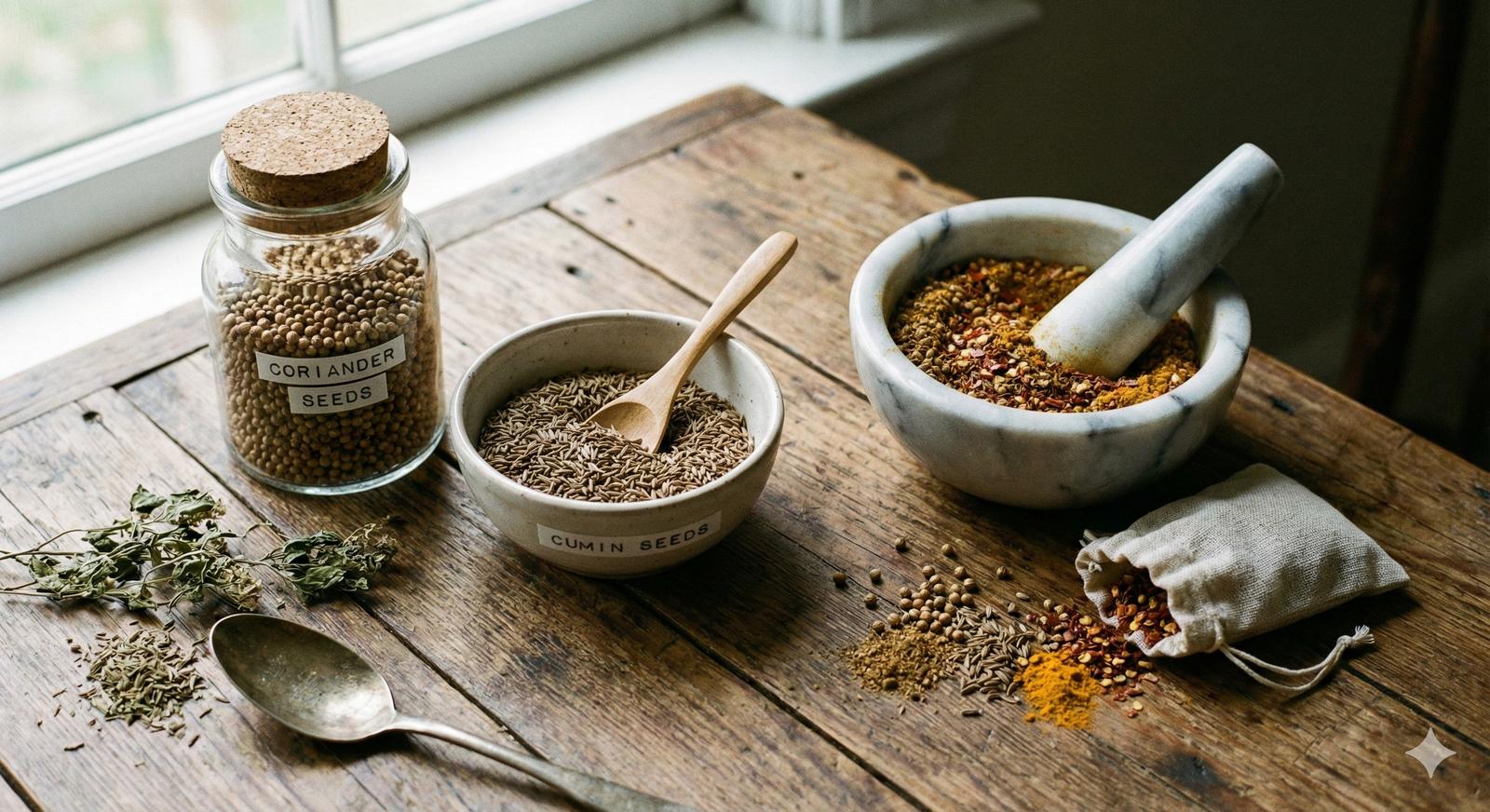 Coriander, Cumin & Custom Blends